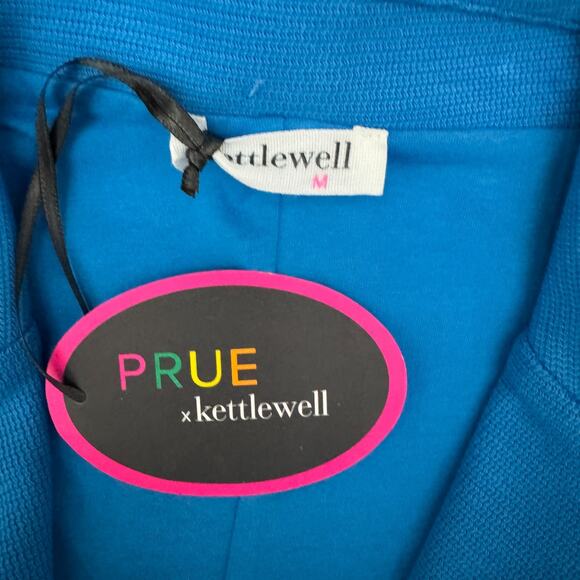 NEW Kettlewell X Prue Leith Blazer Medium Blue Cotton Jacket Pockets Portugal - Picture 7 of 10